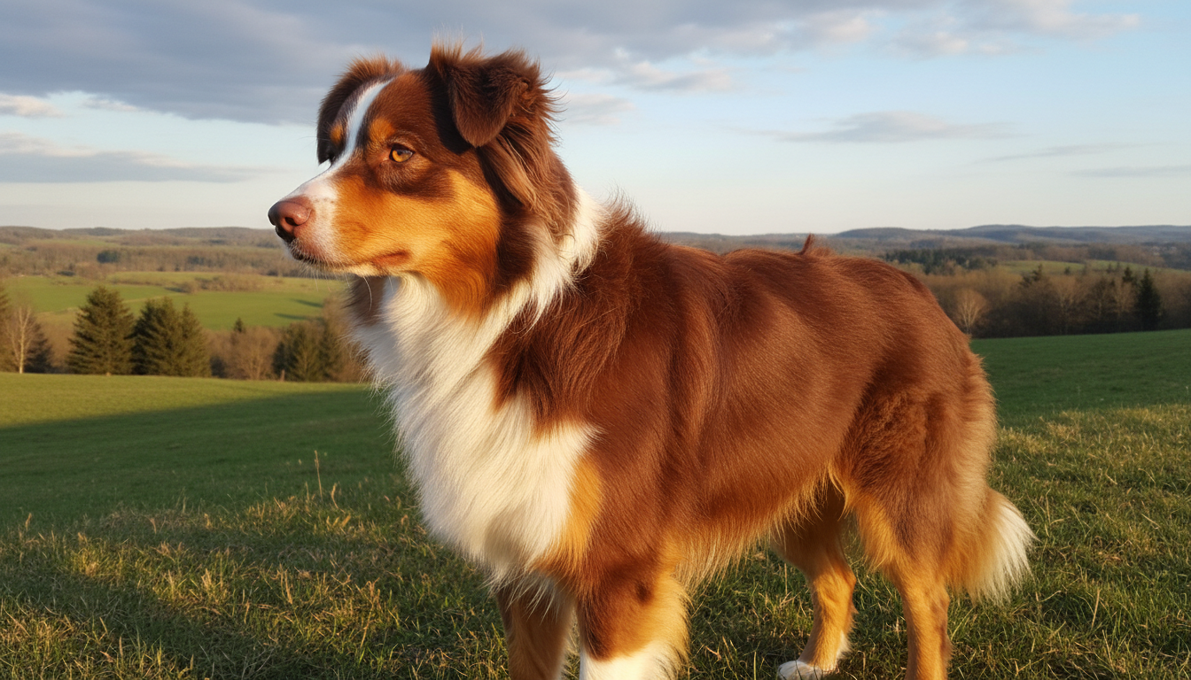 Hundebesitzerin lächelt mit ihrem Golden Retriever im Park